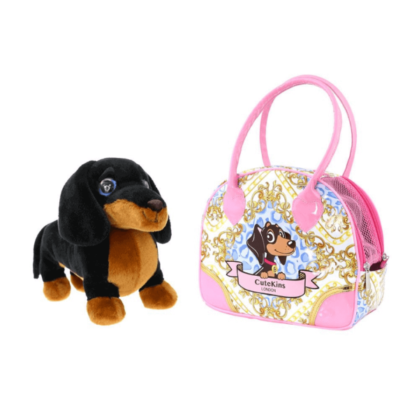CUTEKINS Posh Pets - DONNA Salchicha Puppy + Bolso Carrier - Imagen 2