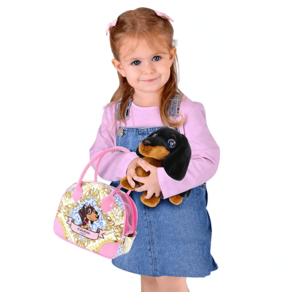 CUTEKINS Posh Pets - DONNA Salchicha Puppy + Bolso Carrier - Imagen 4