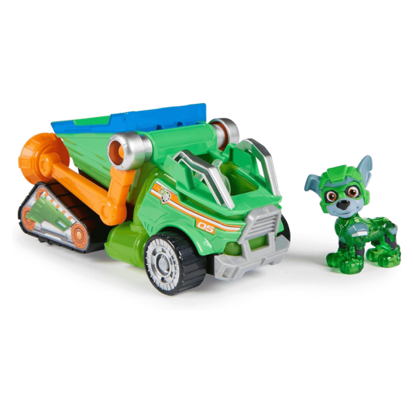 PAW PATROL - Mighty Movie ROCKY Vehículo Deluxe - Lovely Kids