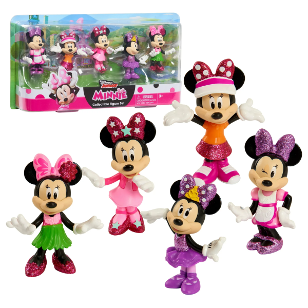 MINNIE - Set de 5 Figuras de Colección Deluxe
