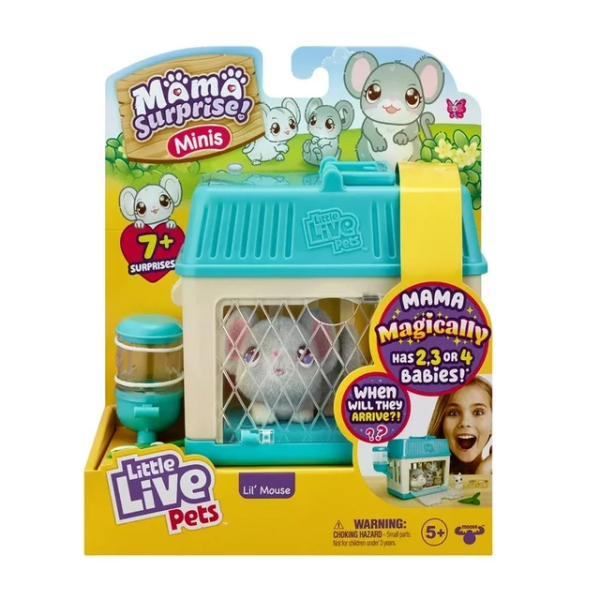 LITTLE LIVE PETS - Mamá Surprise LIL MOUSE Minis - Imagen 2