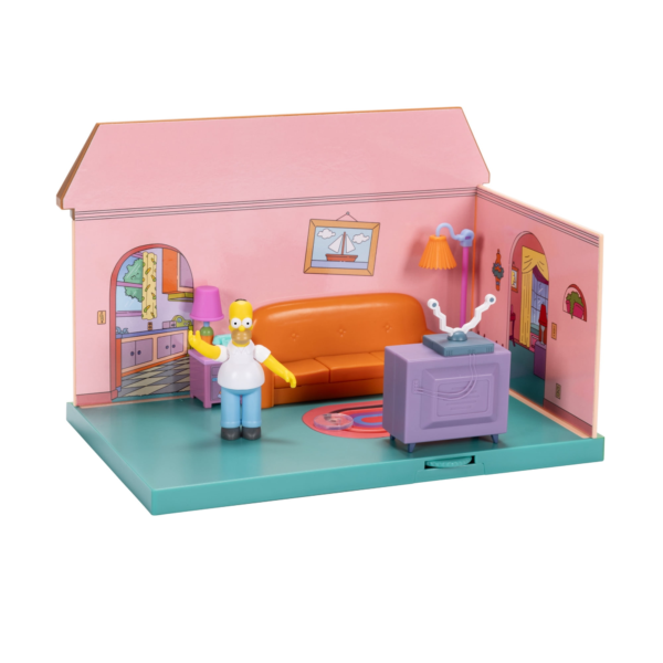 LOS SIMPSON Diorama - Sala de Casa de Los Simpsons + Figura - Imagen 6