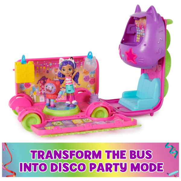 LA CASA DE GABBY - Set de Juego 2 en 1 Bus de Celebración - Imagen 8