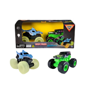 MONSTER JAM Escala 1:43 - GRAVE DIGGER Vs MEGALODON