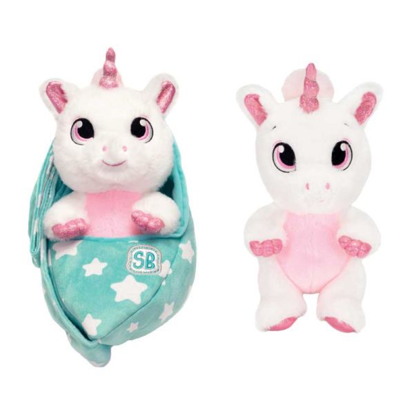 FIESTA® Swaddle Babies - UNICORNIO Bebé Peluche 24cm