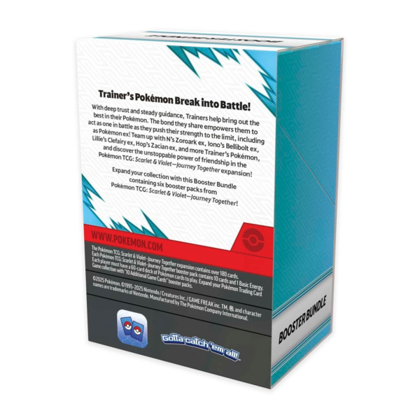 POKÉMON TCG Escarlata & Púrpura - JOURNEY TOGETHER Booster Bundle en Inglés - Imagen 3