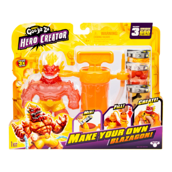 GOO JIT ZU Hero Creator - BLAZAGON Figura + Laboratorio Creador