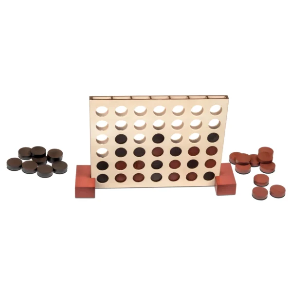 SPIN MASTER Juegos de Mesa - Cuatro en Línea de Madera - Imagen 2