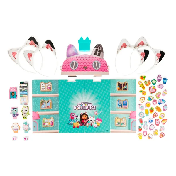 LA CASA DE GABBY Juego de Mesa - Miau Sombroso + 40 Adornos
