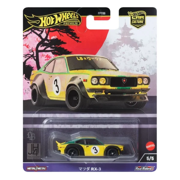HOT WHEELS Premium Escala 1:64 - Japón Históricos MAZDA RX3