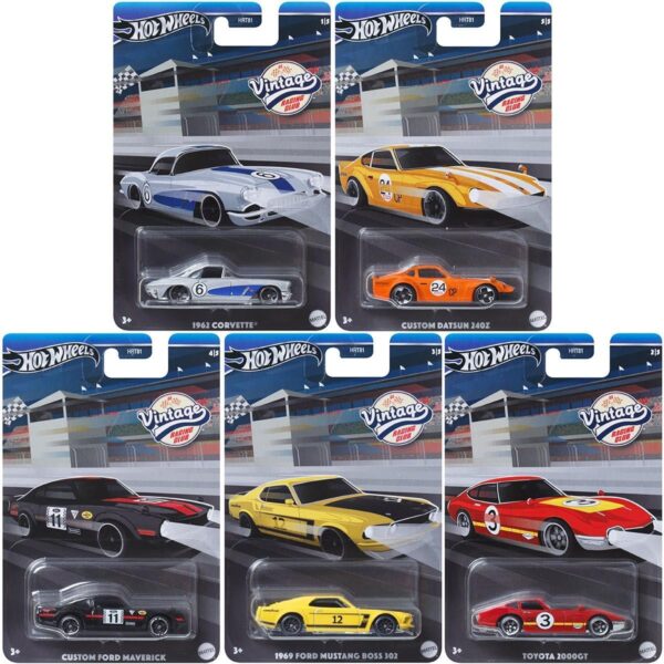 HOT WHEELS Vintage 1:64 - Set Completo RACING CLUB