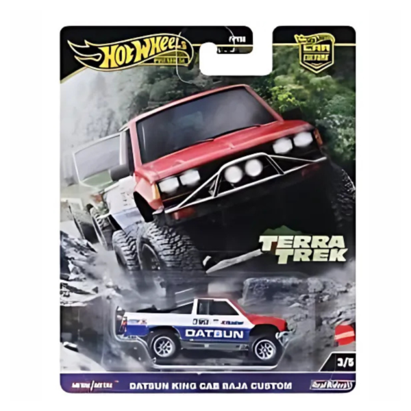 HOT WHEELS Premium Escala 1:64 - Terra Trek DATSUN KING Cab Baja Custom