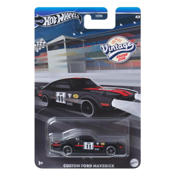 HOT WHEELS Vintage 1:64 - Racing Club FORD MAVERICK Black Custom