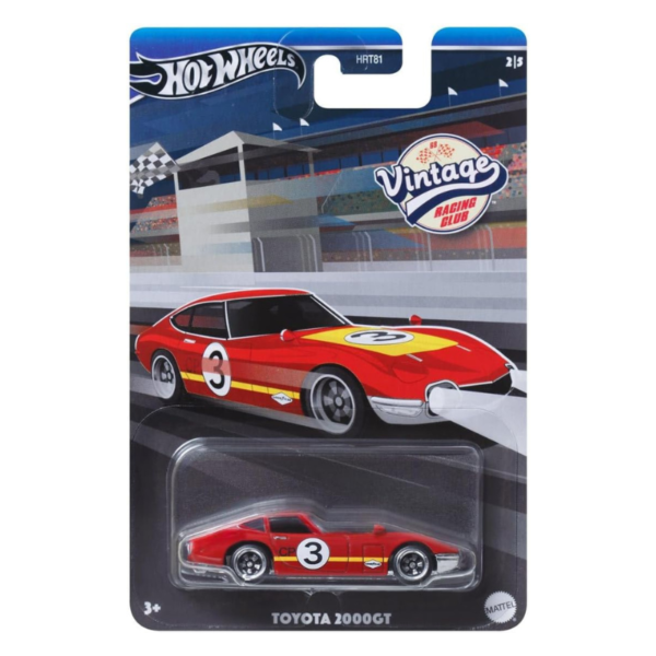 HOT WHEELS Vintage 1:64 - Racing Club TOYOTA 2000GT Red