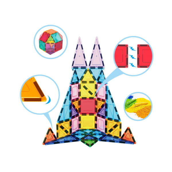 PICASSO TILES - Set de Bloques de Construcción Magnéticos + 36pzas - Imagen 6