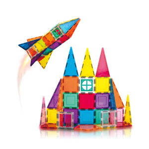 PICASSO TILES - COHETE Set de Bloques de Construcción Magnéticos + 36pzas