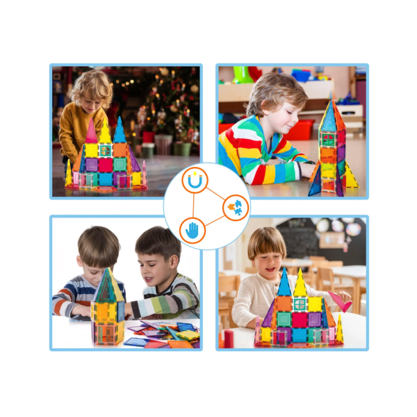 PICASSO TILES - COHETE Set de Bloques de Construcción Magnéticos + 36pzas - Imagen 4