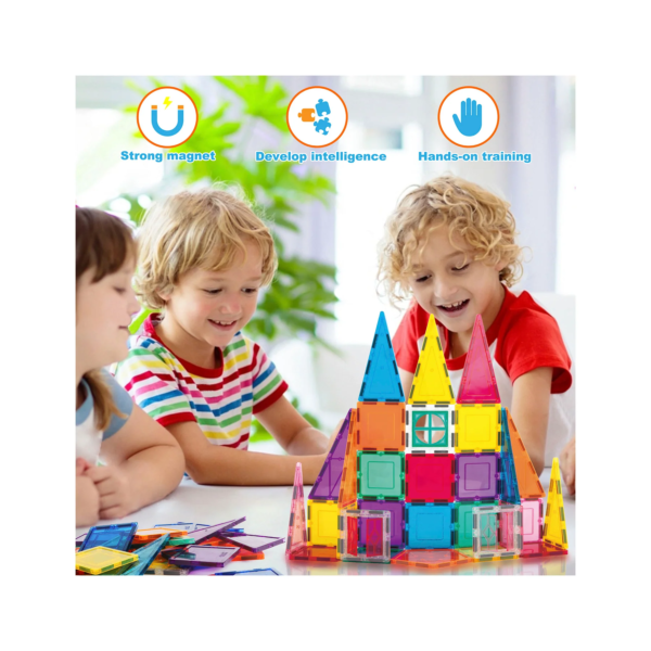 PICASSO TILES - COHETE Set de Bloques de Construcción Magnéticos + 36pzas - Imagen 3