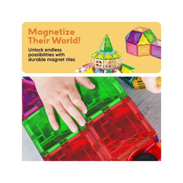 PICASSO TILES - Set de Bloques de Construcción Magnéticos + 61pzas - Imagen 4