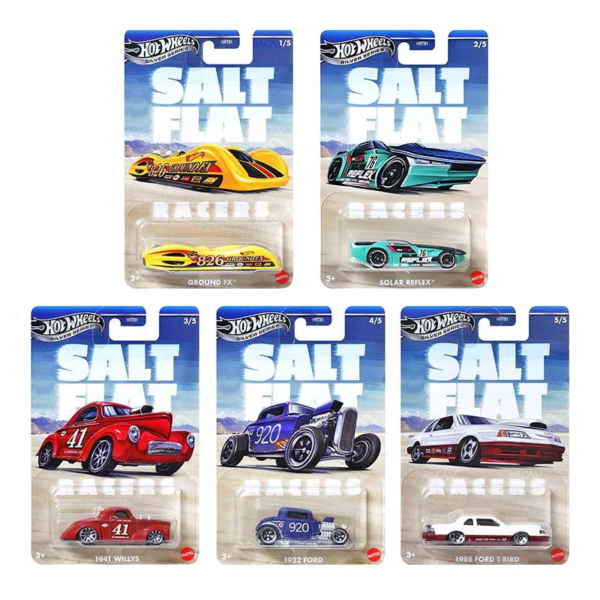 HOT WHEELS Silver Series 1:64 - Salt Flat Set Completo