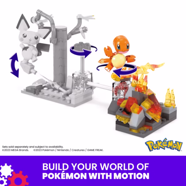 MEGA Construx - CHARMANDER Giro de Fuego Armable + 81pzas - Imagen 2