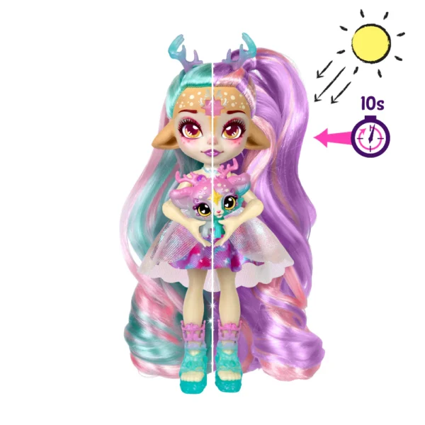 MAGIC MIXIES Pixlings S2 - FLYT Muñeca Cabello Cambia de Color + Accesorios - Imagen 11