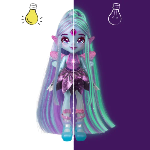 MAGIC MIXIES Pixlings S2 - DEERLEE Muñeca Cabello Cambia de Color + Accesorios - Imagen 11