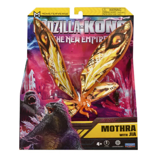 GODZILLA vs KONG El Nuevo Imperio - MOTHRA + Jia Figura Básica 15cm