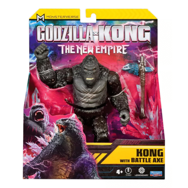 GODZILLA vs KONG El Nuevo Imperio - KONG + Battle Axe Figura Básica 15cm