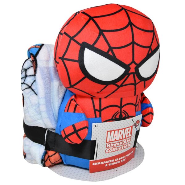 SPIDERMAN Plush - Cobija Fleece 127cm x 153cm + Peluche