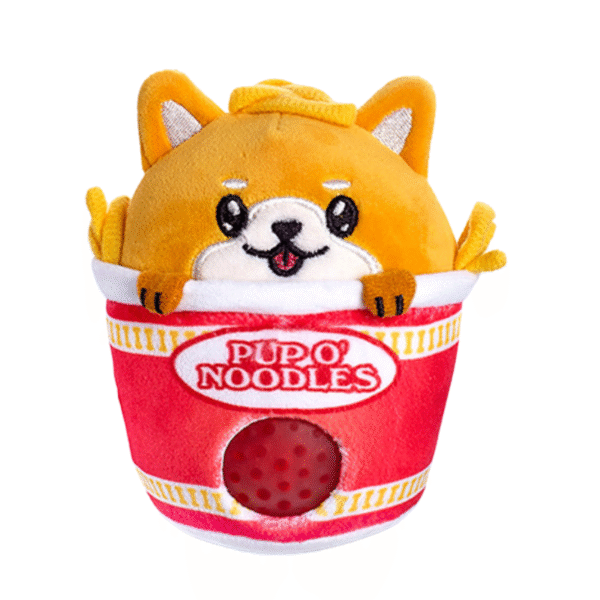 TOP TRENZ Pup O´Noodles - Squishy Plush Squeeze