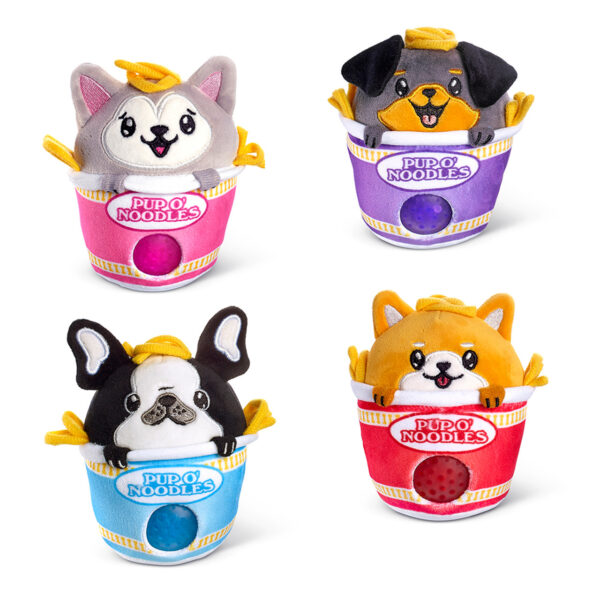 TOP TRENZ Pup O´Noodles - Squishy Plush Squeeze - Imagen 3