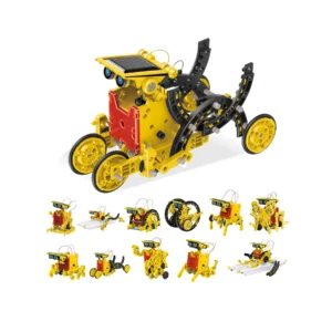 PICASSO TILES Science - Set de Construcción ROBOT SOLAR 12 en 1