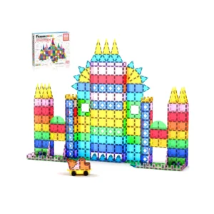 PICASSO TILES - Set de Bloques de Construcción Magnéticos con Espejos + 152pzas