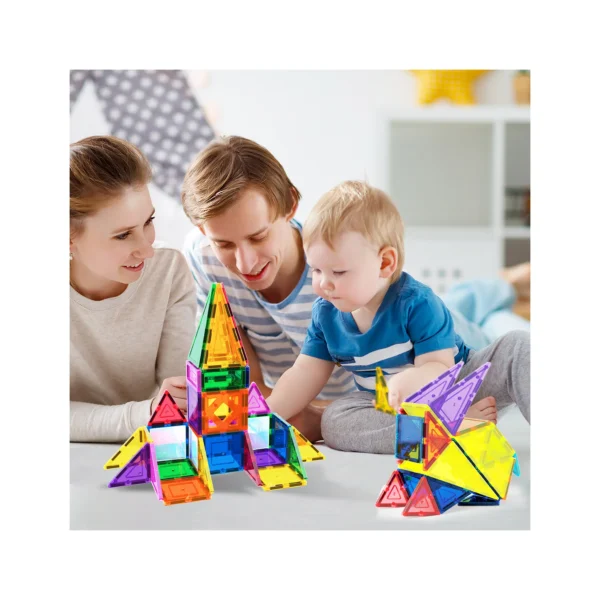 PICASSO TILES - Set de Bloques de Construcción Magnéticos con Espejos + 152pzas - Imagen 4