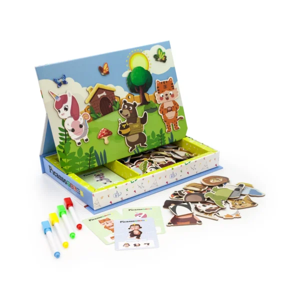 PICASSO TILES Mix & Match - Set de Juego Magnético Mezcla & Combina + 112pzas
