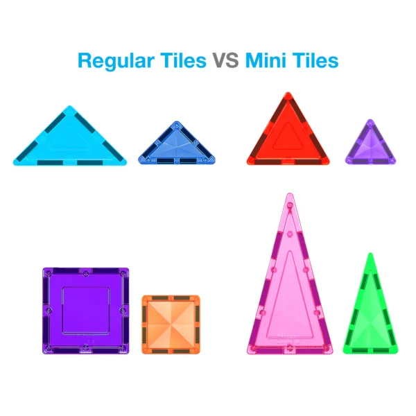 PICASSO TILES Diamond - Set de Bloques de Construcción Magnético Mini Tile + 40pzas - Imagen 7
