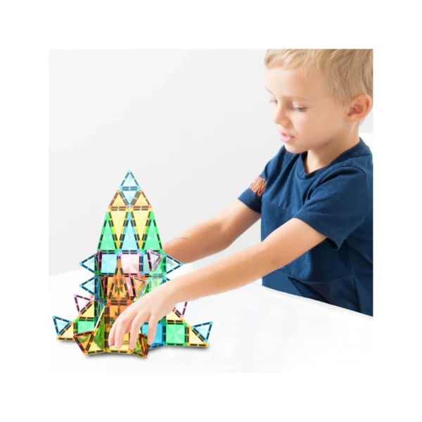 PICASSO TILES Diamond - Set de Bloques de Construcción Magnético Mini Tile + 60pzas - Imagen 5