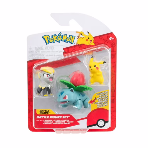 POKÉMON Battle Ready - Figuras de Batalla + 3pzas