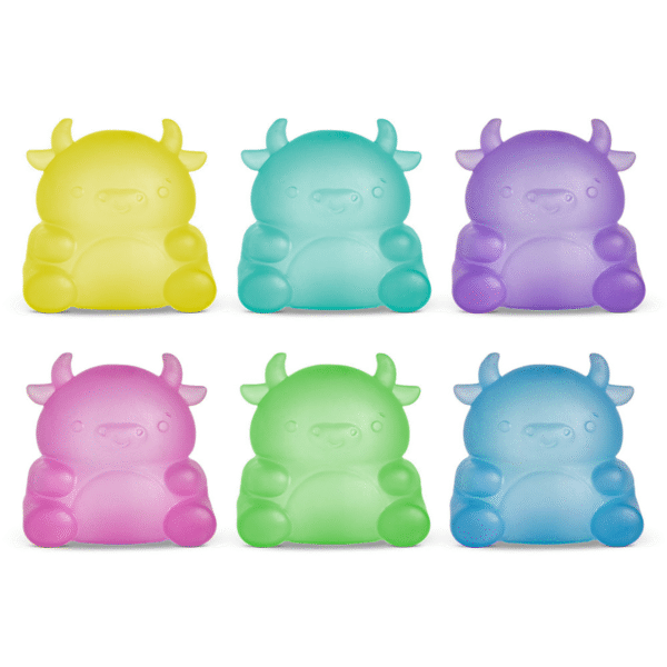 TOP TRENZ - SUPER DUPER Squishy VAQUITA Lila - Imagen 4