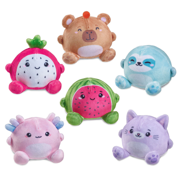 TOP TRENZ - SUPER DUPER Plush Squishers ABBY el Ajolote - Imagen 3
