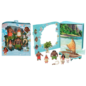 PRINCESAS - MOANA Set de Figuras STORY BOOK