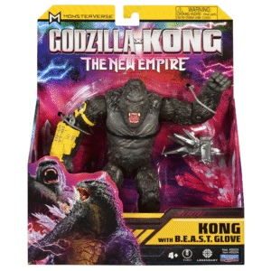 GODZILLA vs KONG El Nuevo Imperio - KONG + Guante B.E.A.S.T Figura Básica 15cm