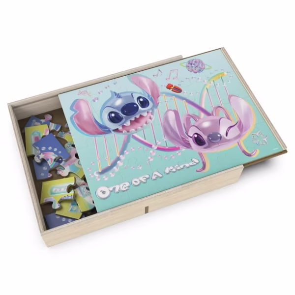STITCH Juegos de Mesa - Rompecabezas de Madera 5 en 1 - Imagen 2