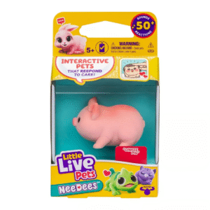 LITTLE LIVE PETS Needees - OINKEE PIG Mascota Interactiva + 50 Sonidos & Reacciones