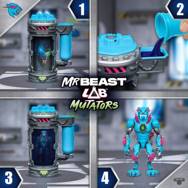 Mr BEAST LAB Mutantes - Cámara de Mutación ICÓNICA PANTERA MUTANTE de MrBEAST - Imagen 7