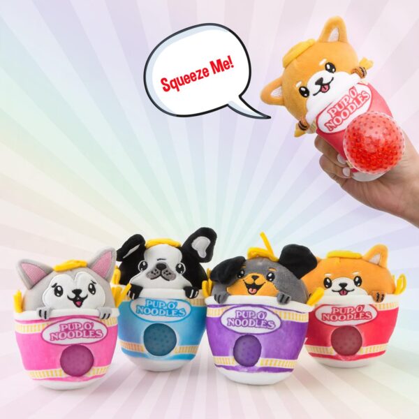 TOP TRENZ Pup O´Noodles - Squishy Plush Squeeze - Imagen 2