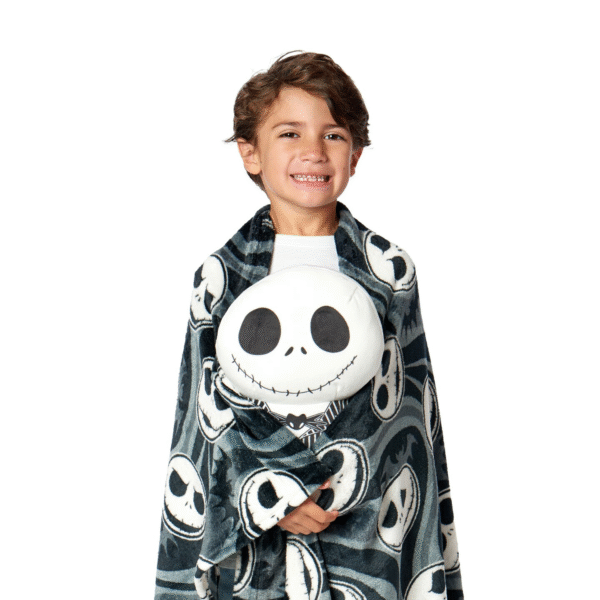 EL EXTRAÑO MUNDO DE JACK Plush - Cobija Fleece 127cm x 153cm + Peluche - Imagen 4