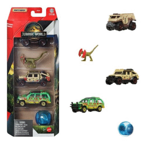 MATCHBOX Jurassic World Rebirth 1:64 - Set de Colección + 5pzas