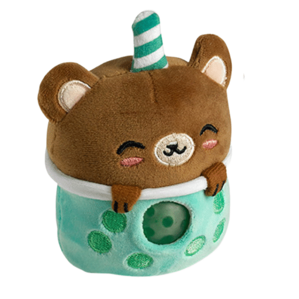 TOP TRENZ Fortuna Mágica - Bubble Tea Bears Squishy Plush Squeeze